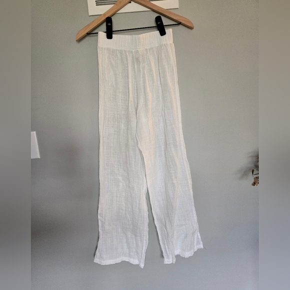 PQ Swim Cover Up Pants White - Picture 1 of 6
